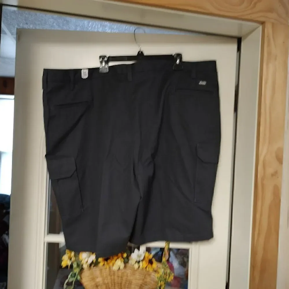 New Cintas Comfort Flex Dark Gray Cargo Work Shorts Size Men's 50